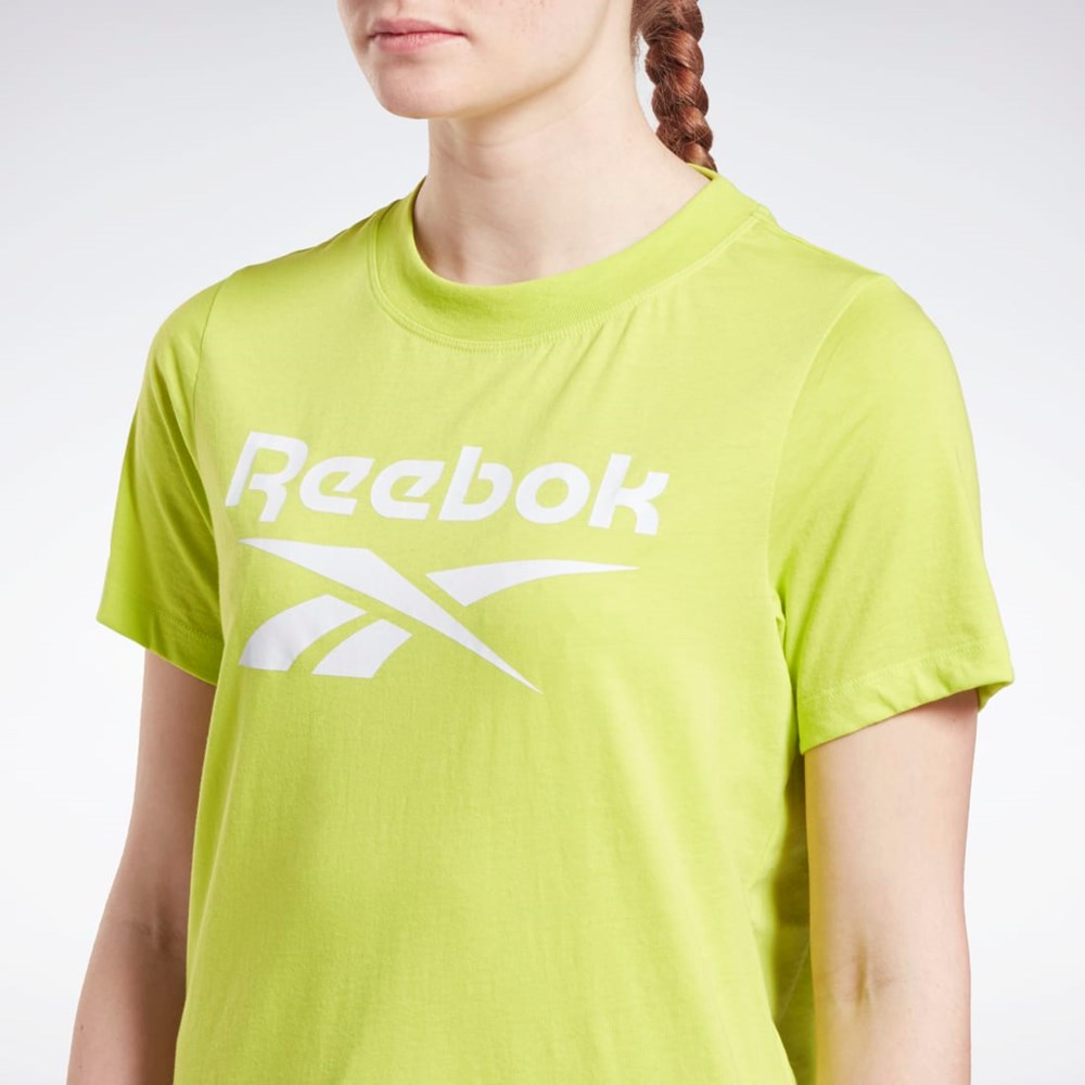 Acid Yellow Reebok Reebok Identity Logo T-Shirt | GR9383