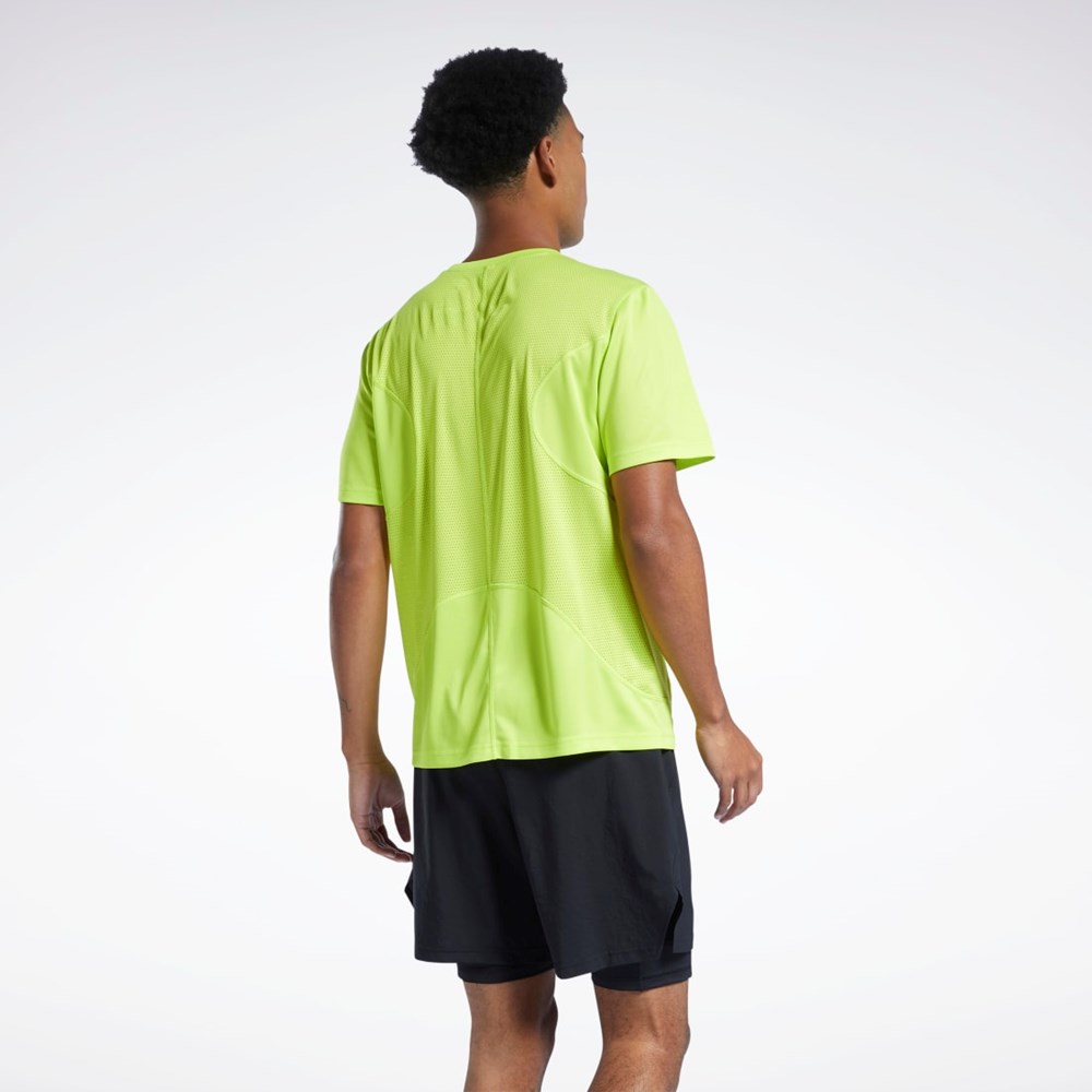 Acid Yellow Reebok Running Speedwick T-Shirt | HA9067