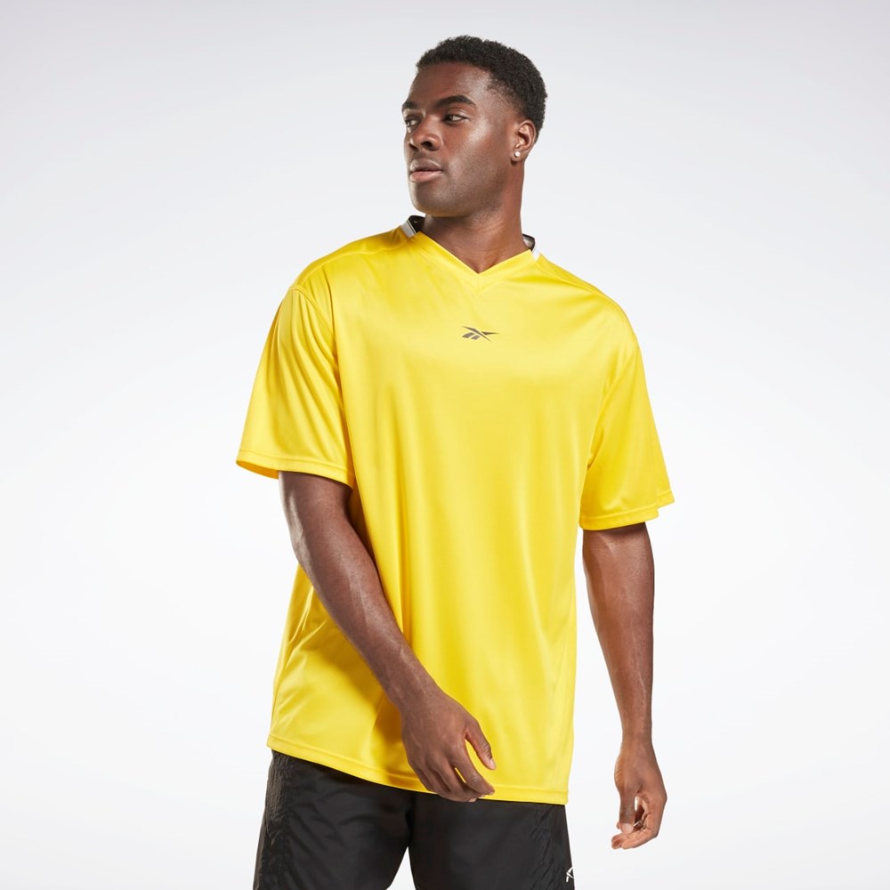 Always Yellow Reebok Workout Ready Mesh T-Shirt | HA9020