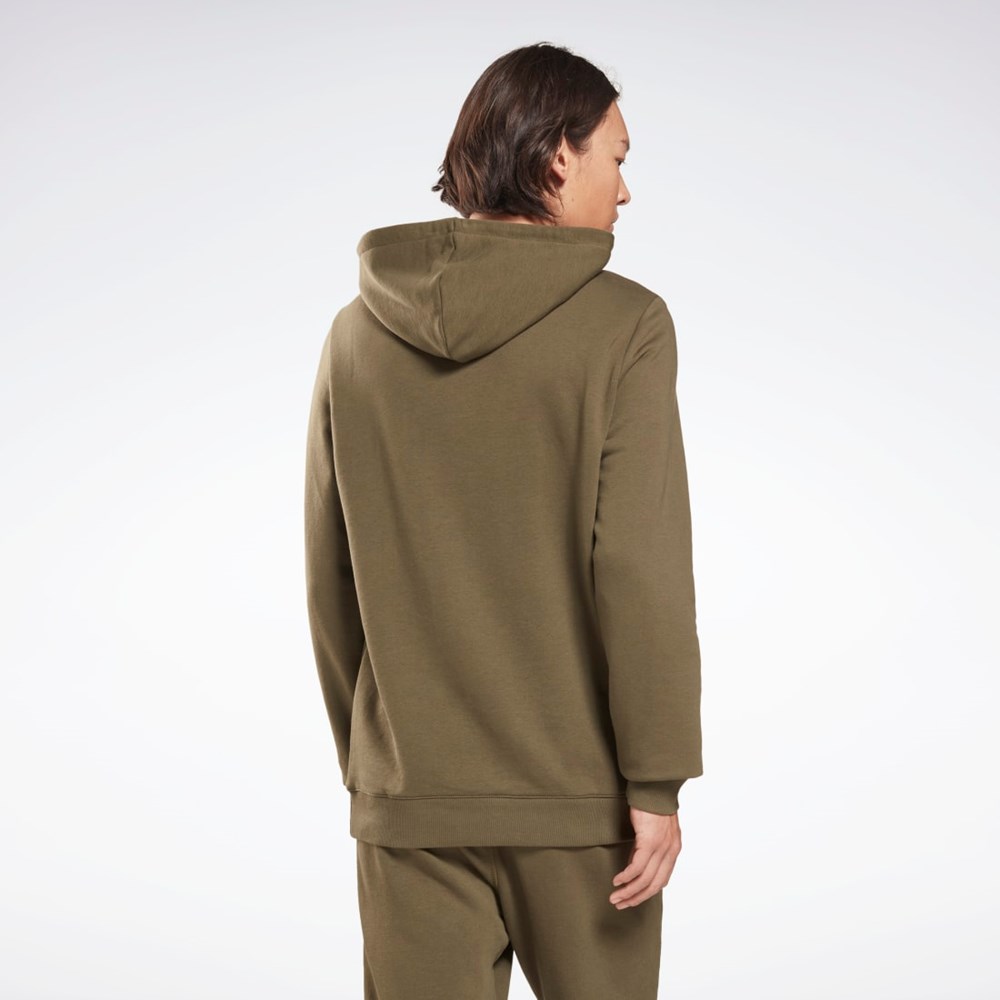 Army Green Reebok Reebok Identity Big Logo Hoodie | HF0770