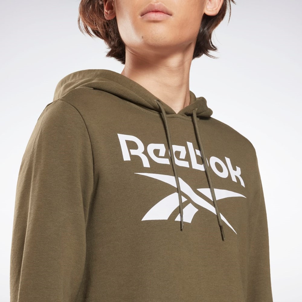 Army Green Reebok Reebok Identity Big Logo Hoodie | HF0770