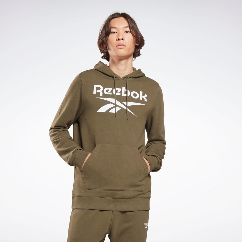 Army Green Reebok Reebok Identity Big Logo Hoodie | HF0770