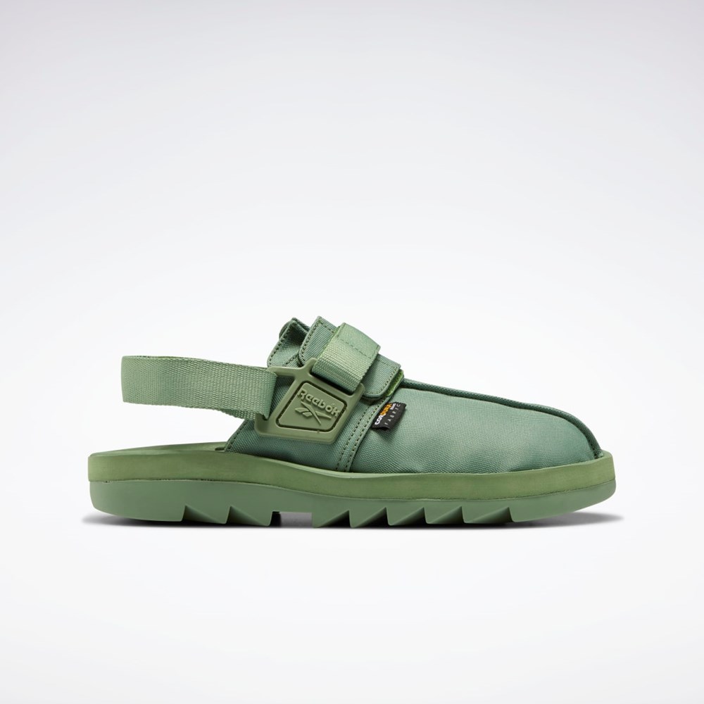 Ashen Green / Ashen Green / Ashen Green Reebok Beatnik Sandals | FY2947