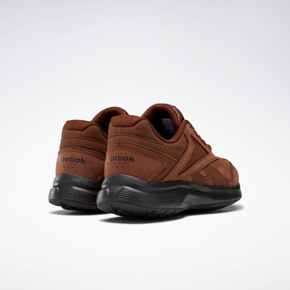 BROWN / Black / Collegiate Royal Reebok Walk Ultra 7 DMX MAX Shoes | FU7150