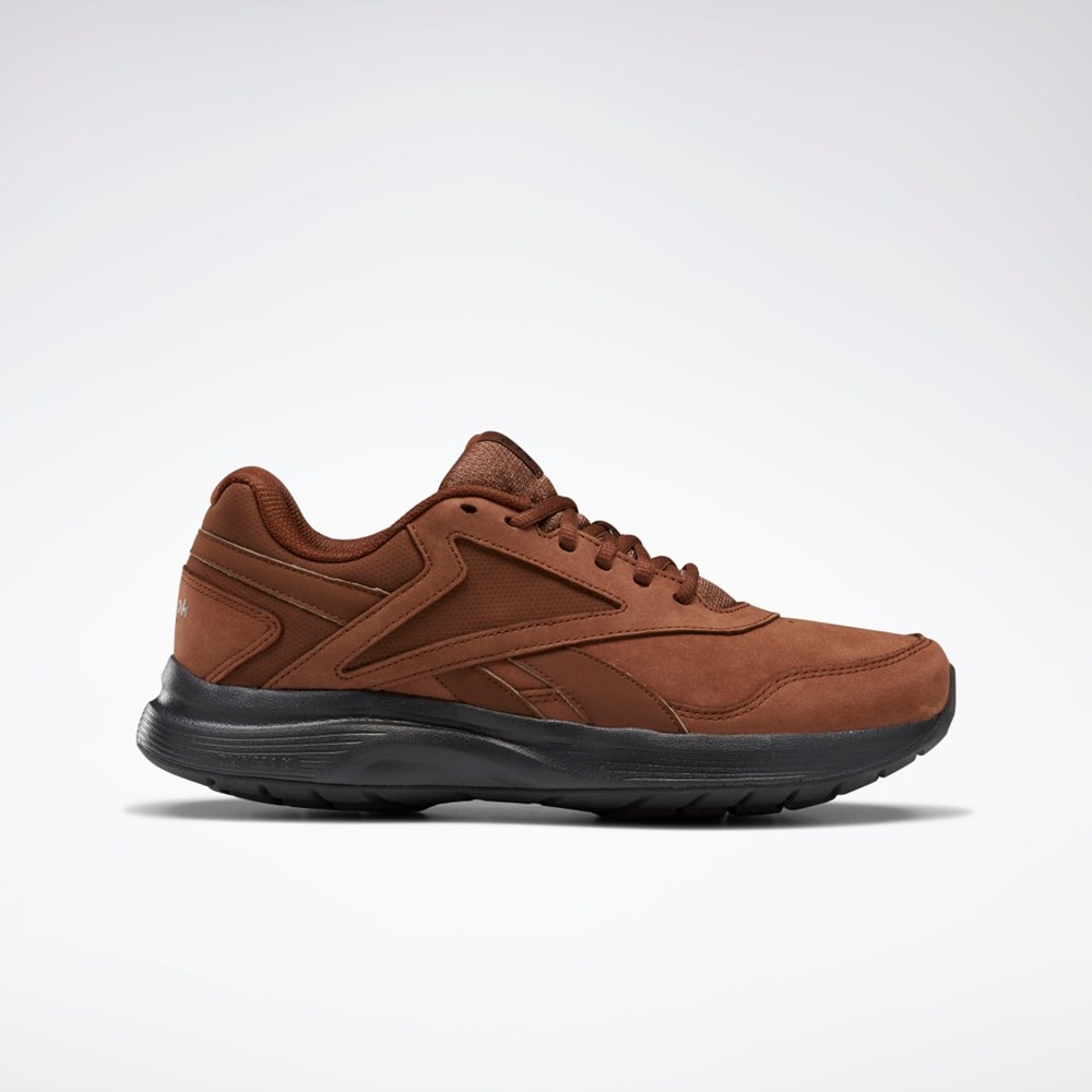 BROWN / Black / Collegiate Royal Reebok Walk Ultra 7 DMX MAX Shoes | FU7150