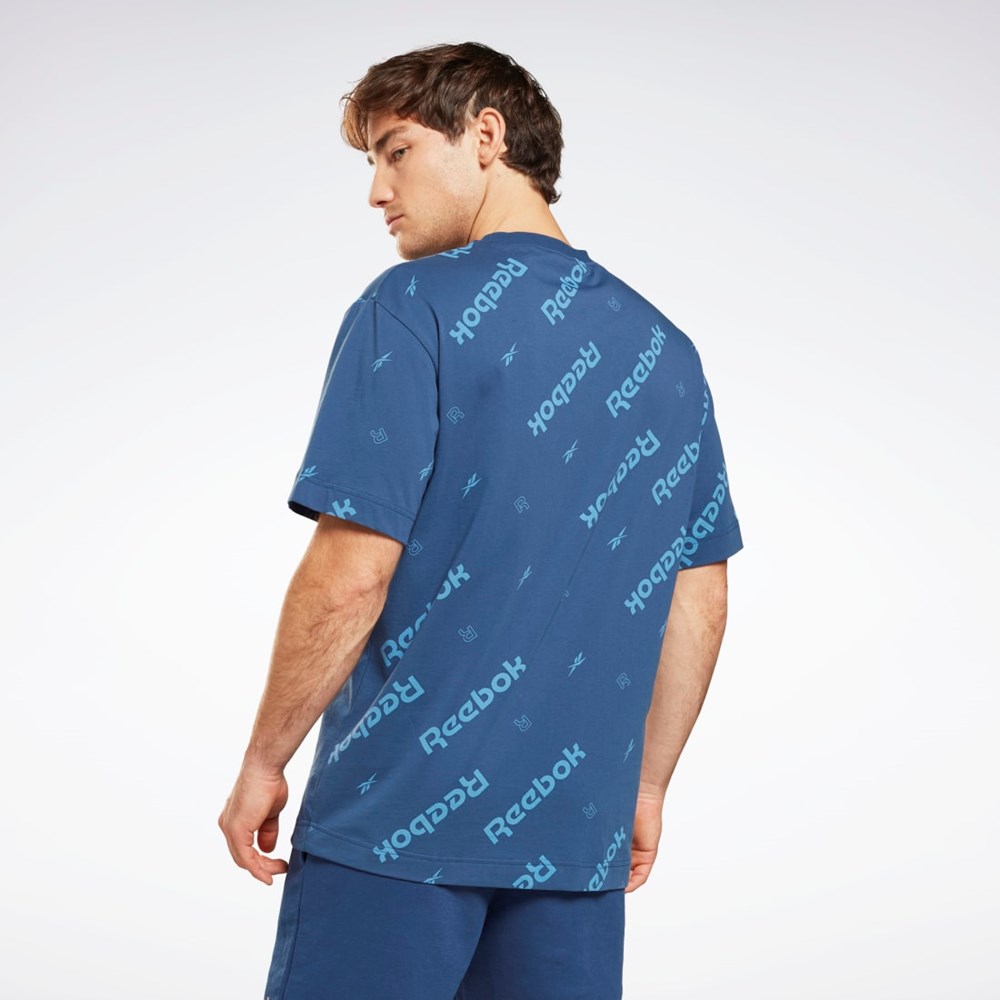 Batik Blue Reebok Reebok Identity T-Shirt | HB2146