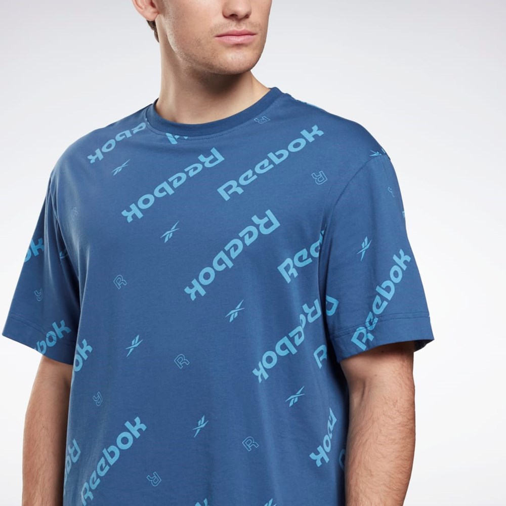 Batik Blue Reebok Reebok Identity T-Shirt | HB2146