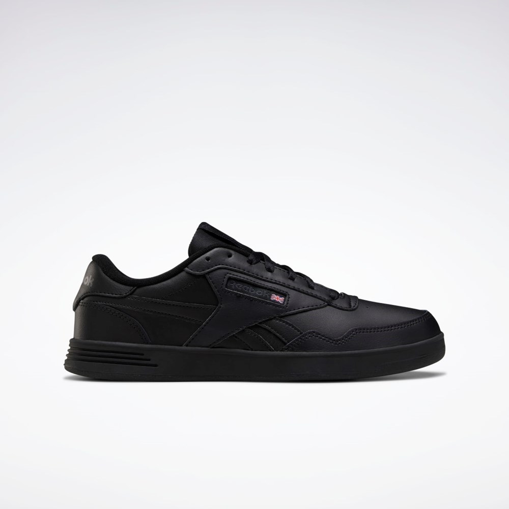 Black / Black / Dgh Solid Grey Reebok Reebok Club MEMT Wide Shoes | FW8213