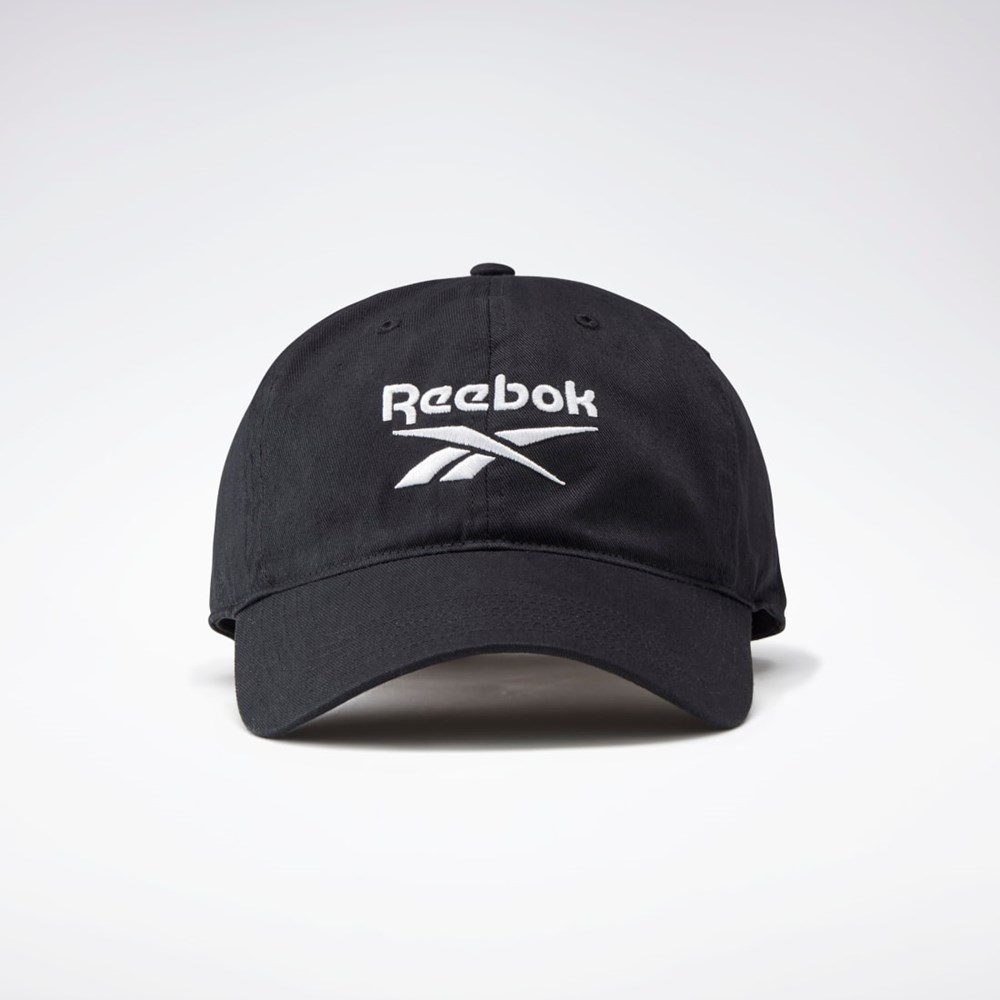 Black / Black Reebok Active Foundation Badge Hat | GP0124