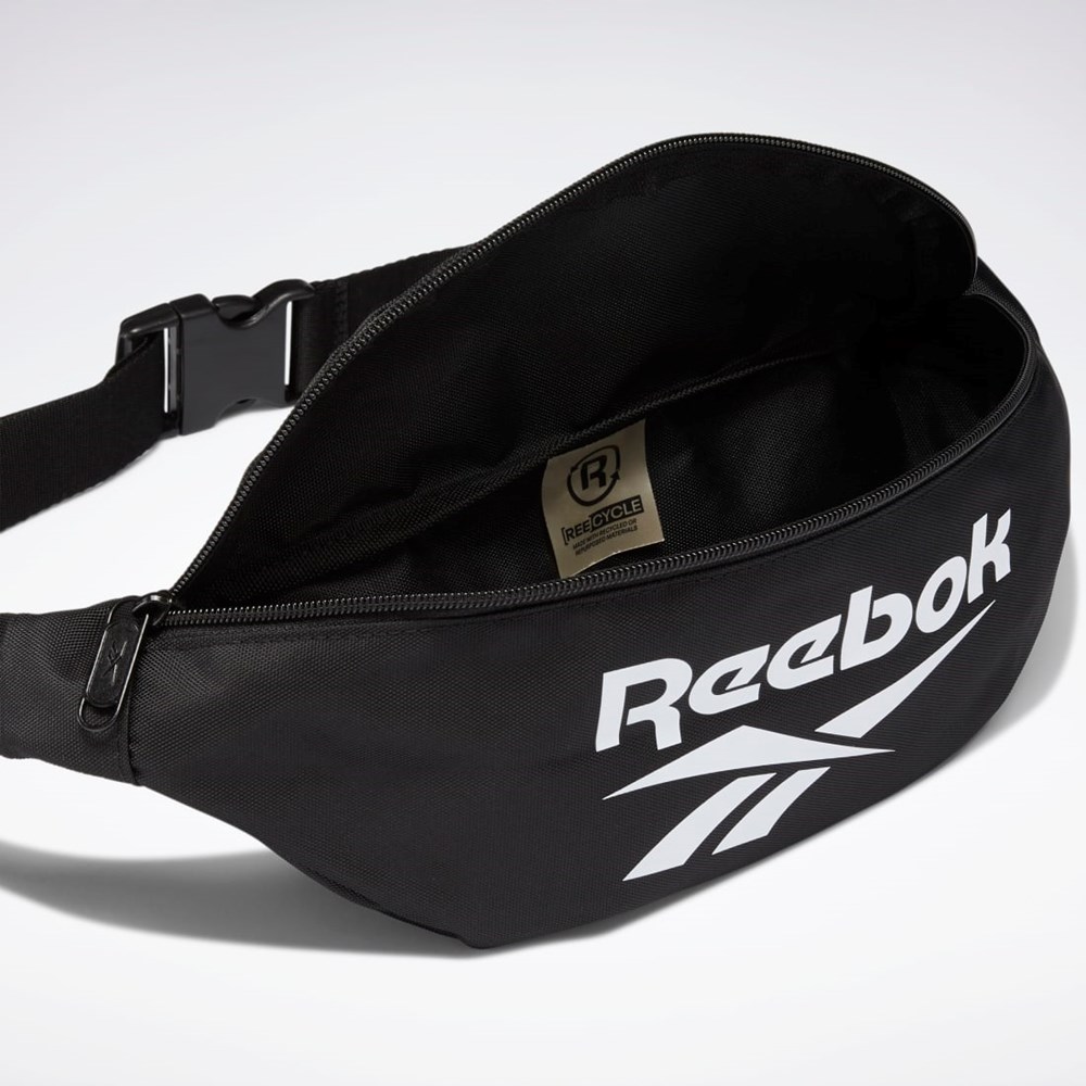 Black / Black Reebok Classics Foundation Waist Bag | GP0155