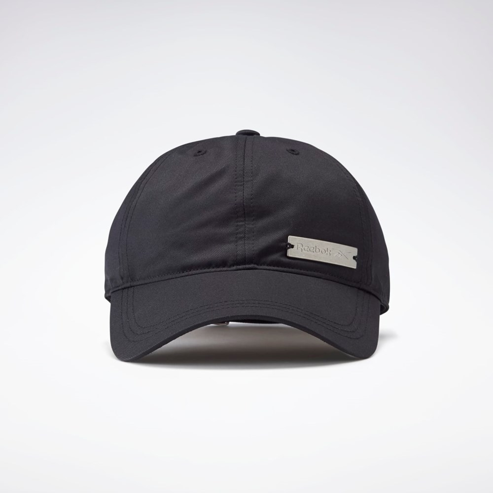 Black / Black Reebok Foundation Hat | GP0199