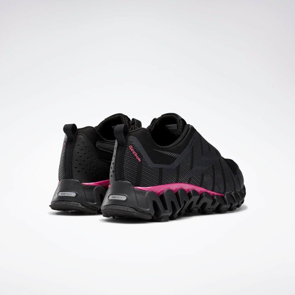 Black / Cold Grey 7 / Pink Reebok ZigWild Trail 6 Shoes | FX1439