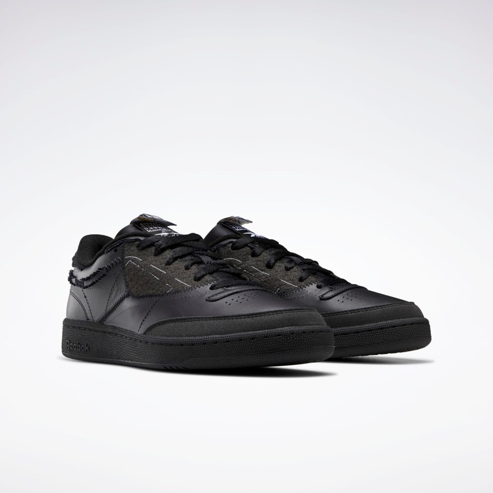 Black / Ftwr White / Black Reebok Maison Margiela Club C Memory Of Shoes | GW5012