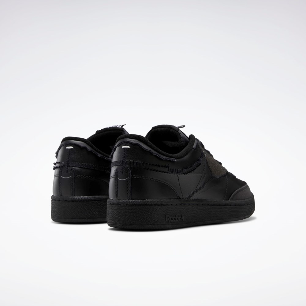 Black / Ftwr White / Black Reebok Maison Margiela Club C Memory Of Shoes | GW5012