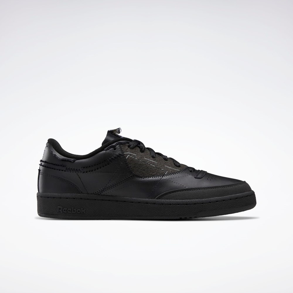 Black / Ftwr White / Black Reebok Maison Margiela Club C Memory Of Shoes | GW5012