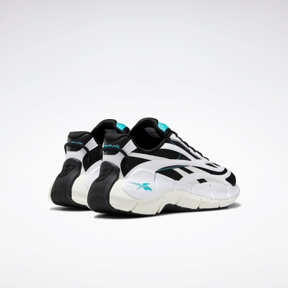 Black / Ftwr White / Classic Teal Reebok Zig Kinetica 2.5 Shoes | GV7002