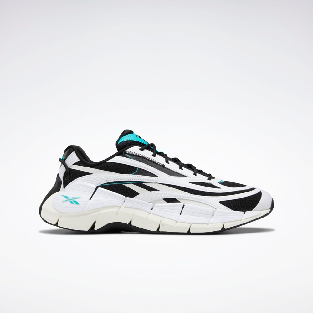 Black / Ftwr White / Classic Teal Reebok Zig Kinetica 2.5 Shoes | GV7002