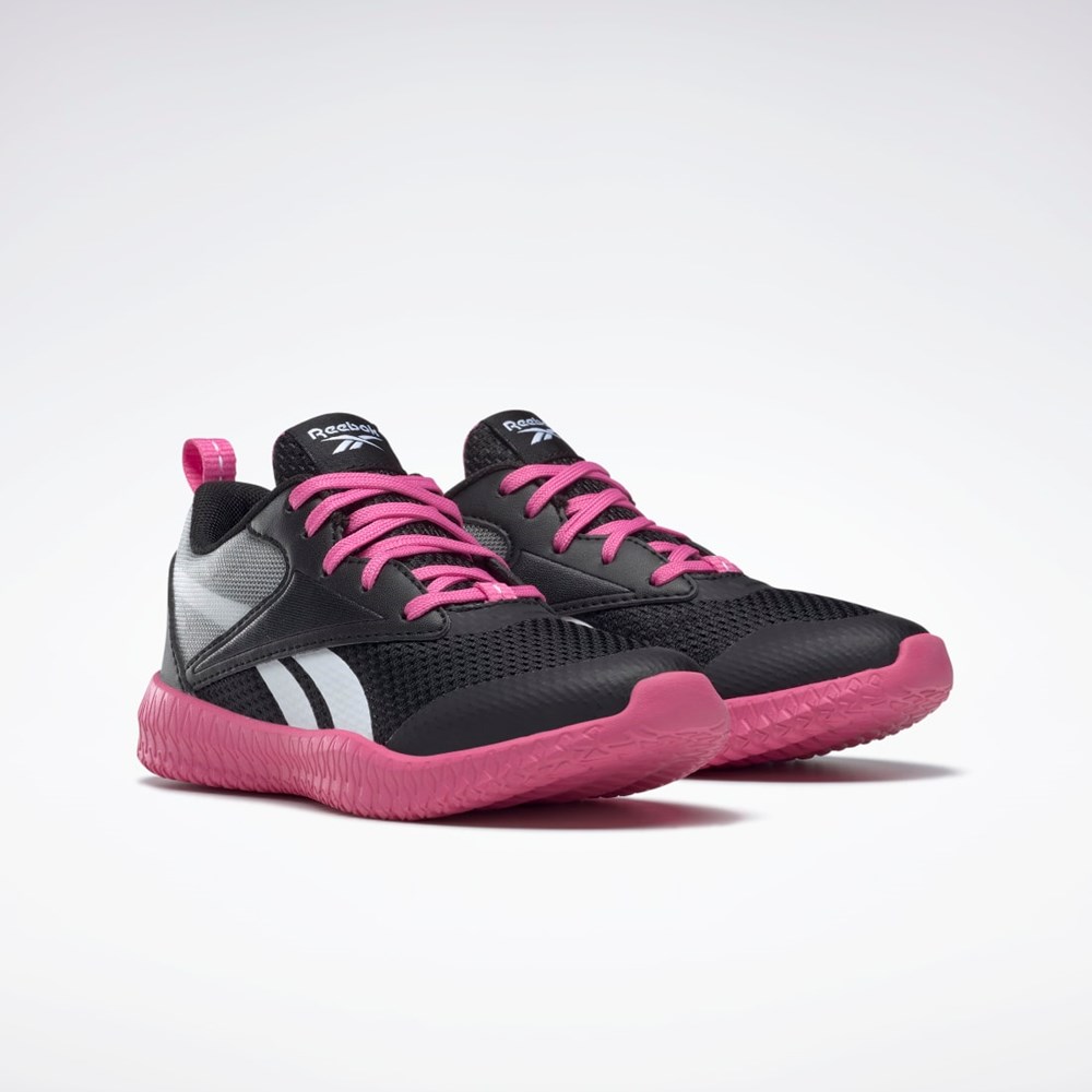 Black / Ftwr White / True Pink Reebok Reebok Flexagon Energy 3 Shoes - Preschool | GX3999