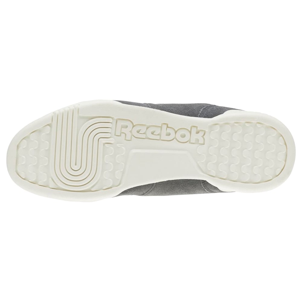 Black / GRAVEL / CHALK Reebok Workout Plus | CN5481