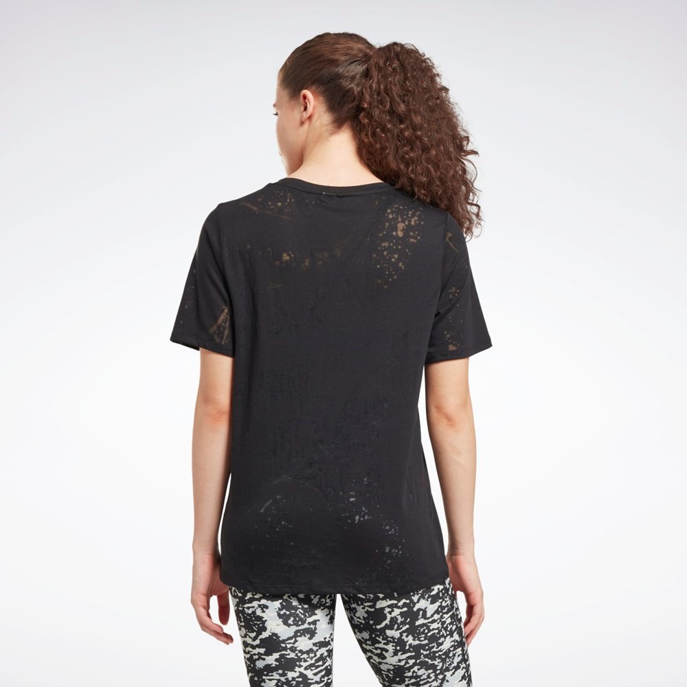 Black Reebok Burnout T-Shirt | HI4057