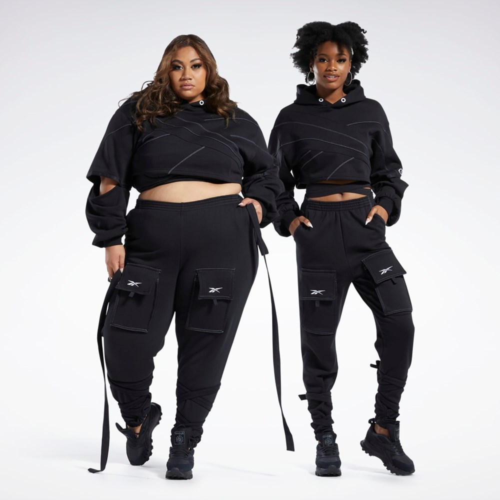 Black Reebok Cardi B Knit Pants | HH9147