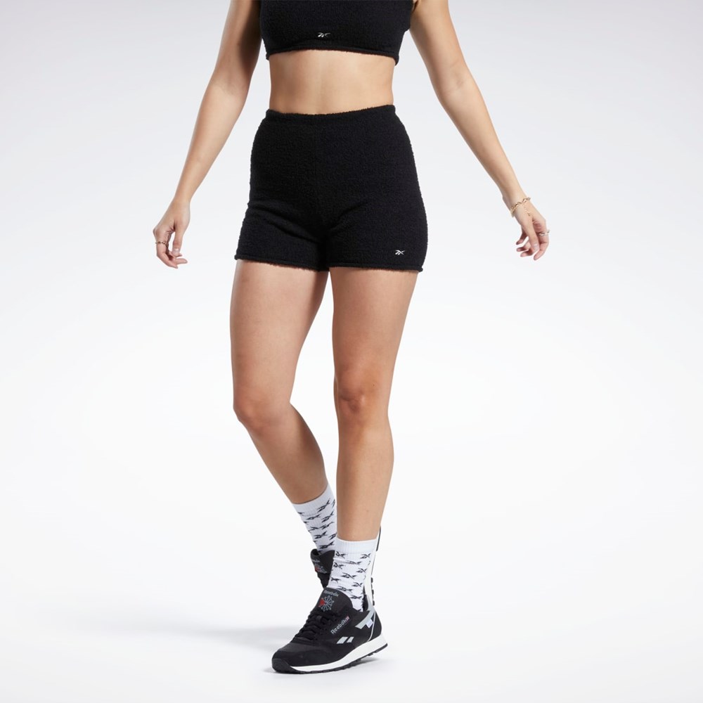 Black Reebok Classics Cozy Legging Shorts | HG1174