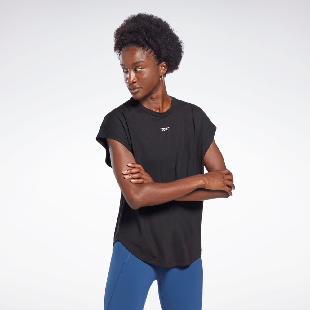 Black Reebok Les Mills® ACTIVCHILL+DREAMBLEND T-Shirt | HD4166