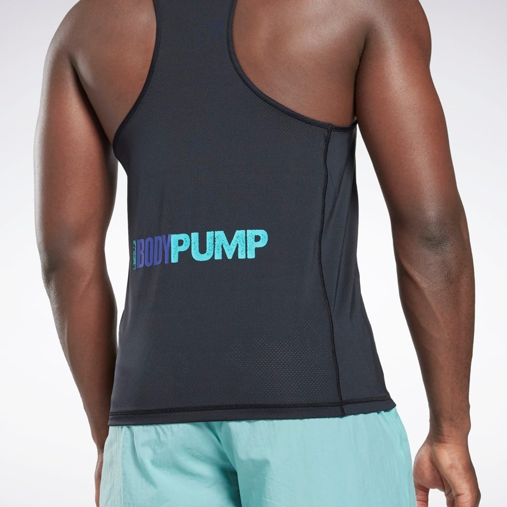 Black Reebok Les Mills® BodyPump® ACTIVCHILL Singlet | HN6056