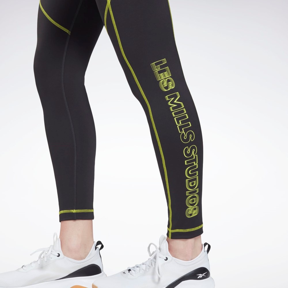 Black Reebok Les Mills® Iconic Tights | H08953