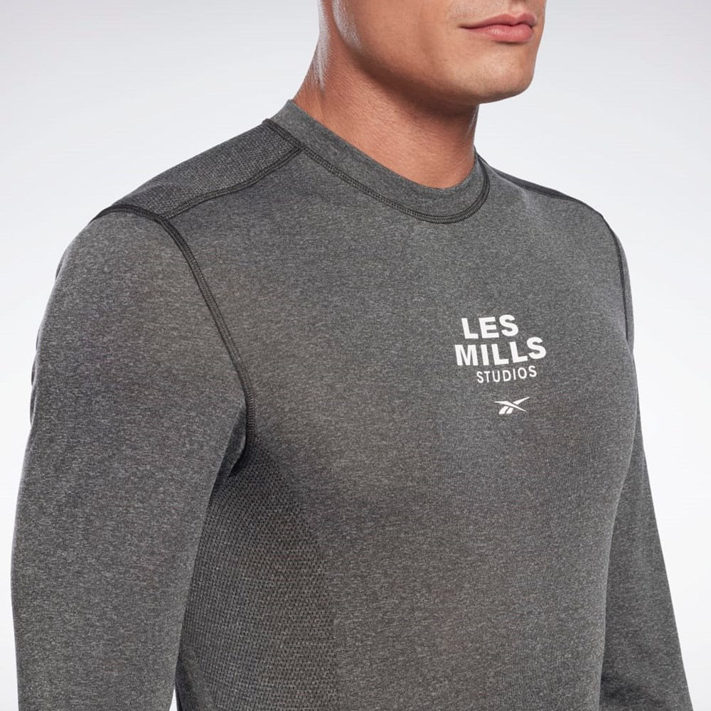 Black Reebok Les Mills® Myoknit Long Sleeve T-Shirt | HD4149