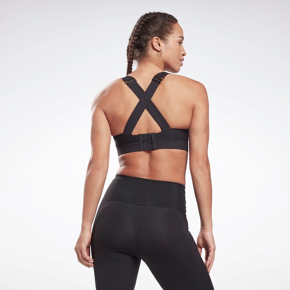 Black Reebok Les Mills® PureMove Plus Sports Bra | HD4131