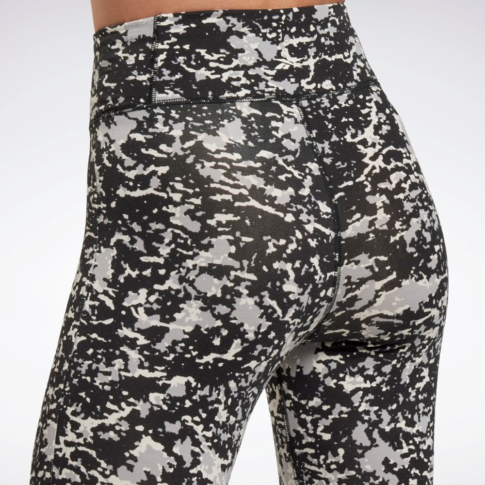 Black Reebok Modern Safari Cotton Leggings | HM1327