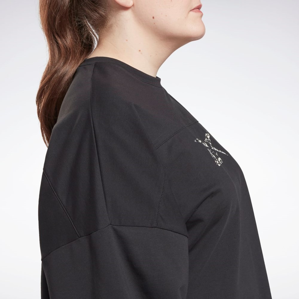 Black Reebok Modern Safari Coverup (Plus Size) | HN4365