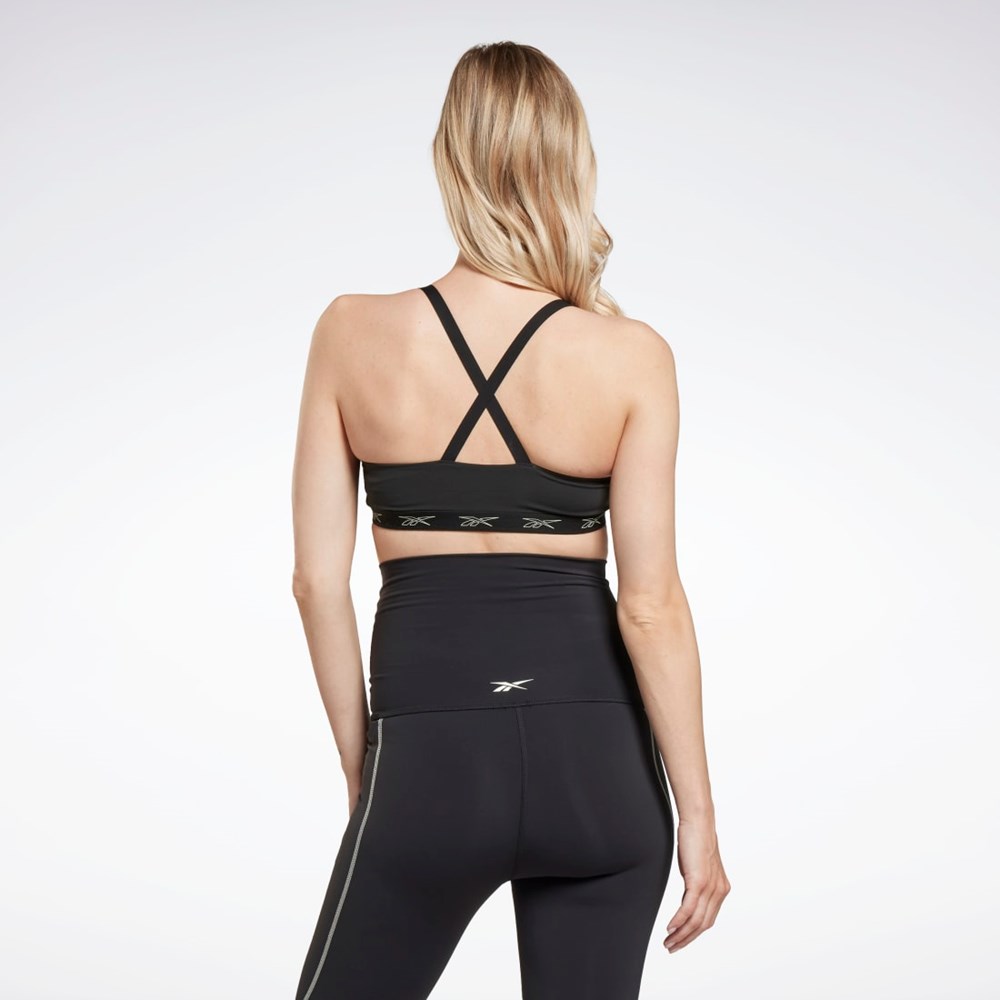 Black Reebok Nursing Sports Bra | HI6216