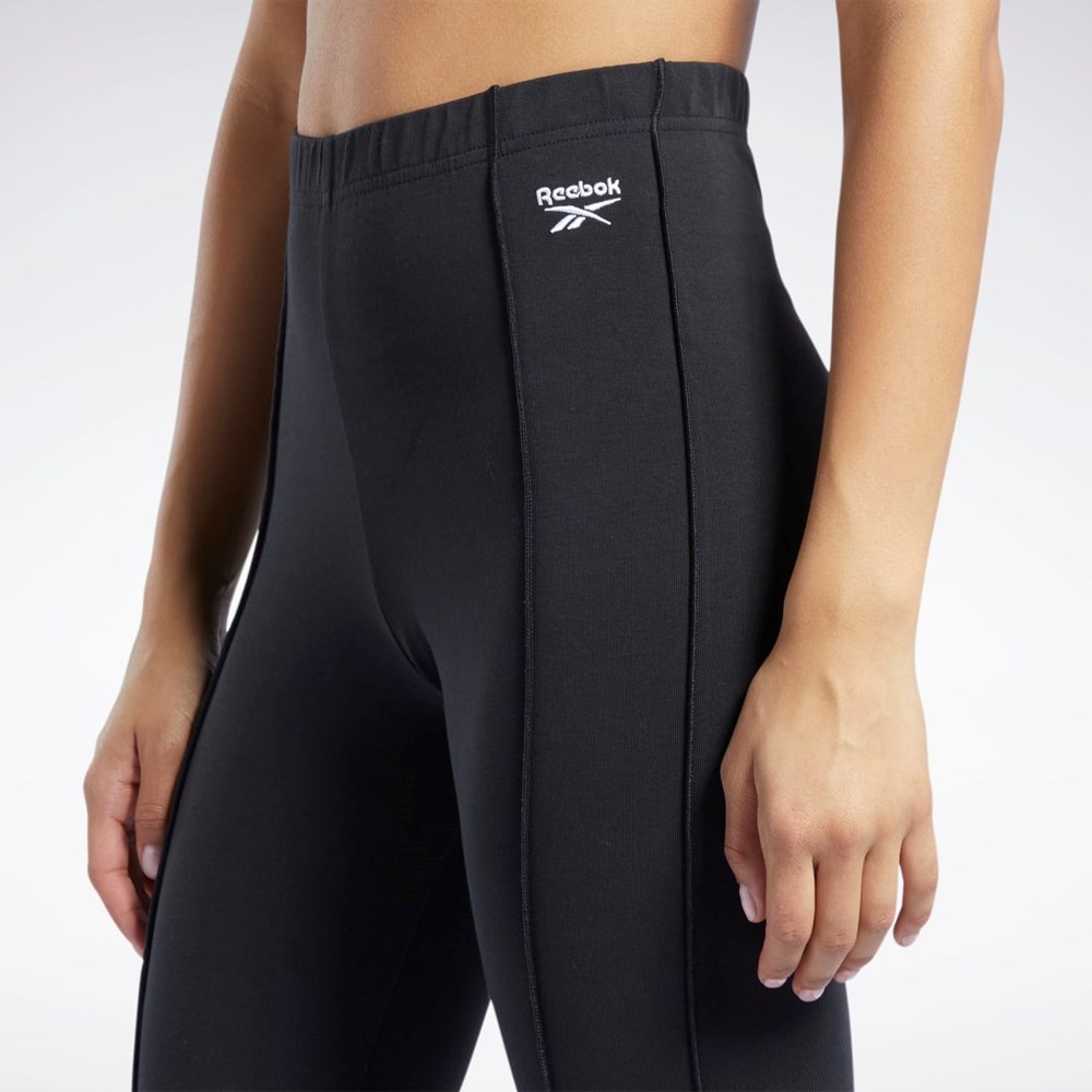 Black Reebok Reebok Classics High-Rise Leggings | H46800