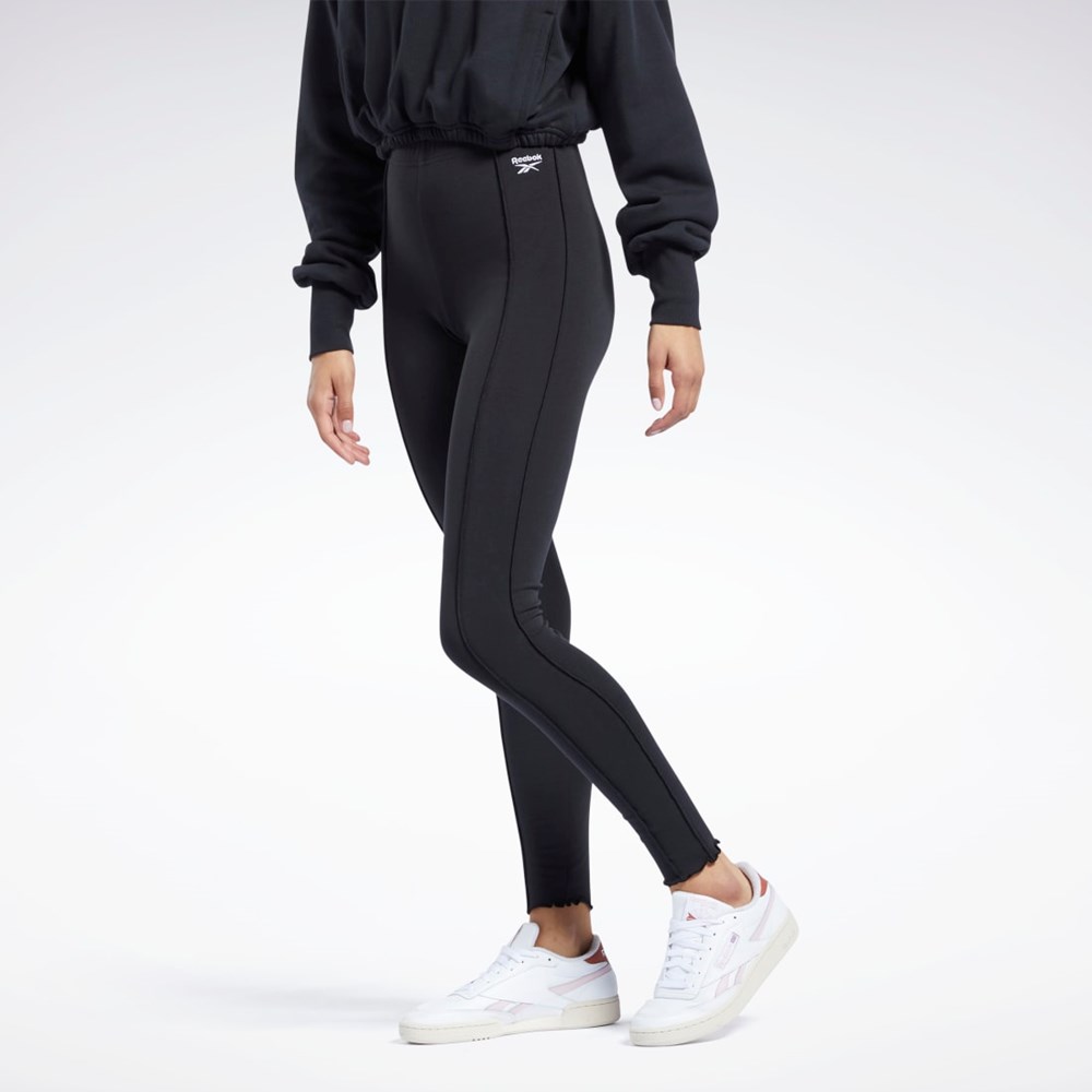 Black Reebok Reebok Classics High-Rise Leggings | H46800