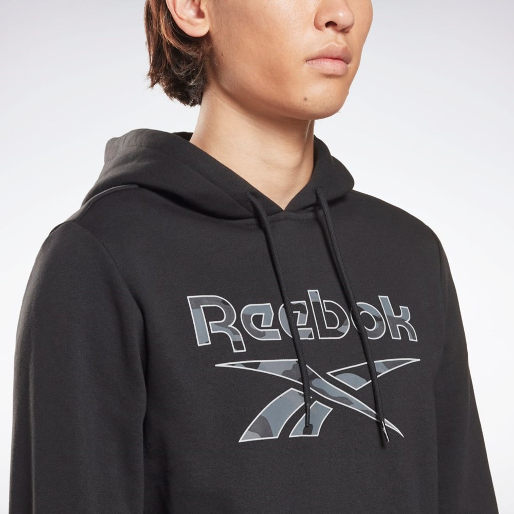 Black Reebok Reebok Identity Big Logo Hoodie | HE8174