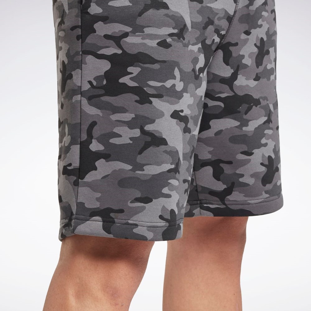 Black Reebok Reebok Identity Camo Shorts | HM7255