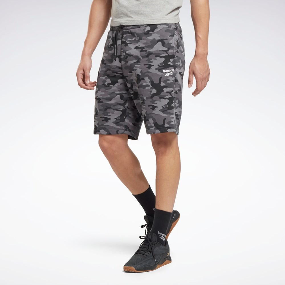 Black Reebok Reebok Identity Camo Shorts | HM7255