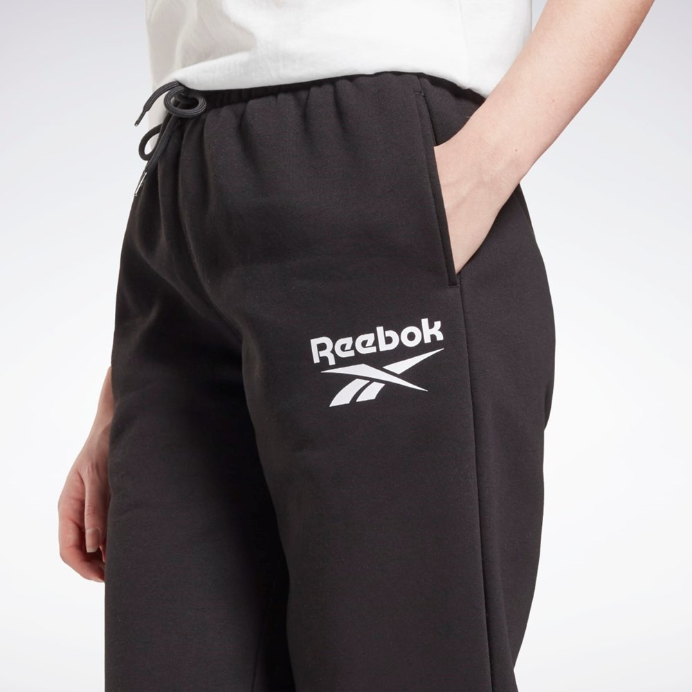 Black Reebok Reebok Identity Logo Fleece Joggers | GR9400