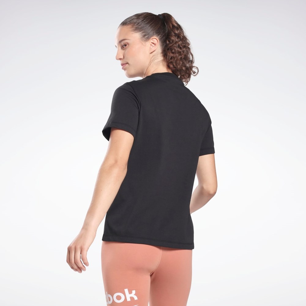 Black Reebok Reebok Identity T-Shirt | HB2271