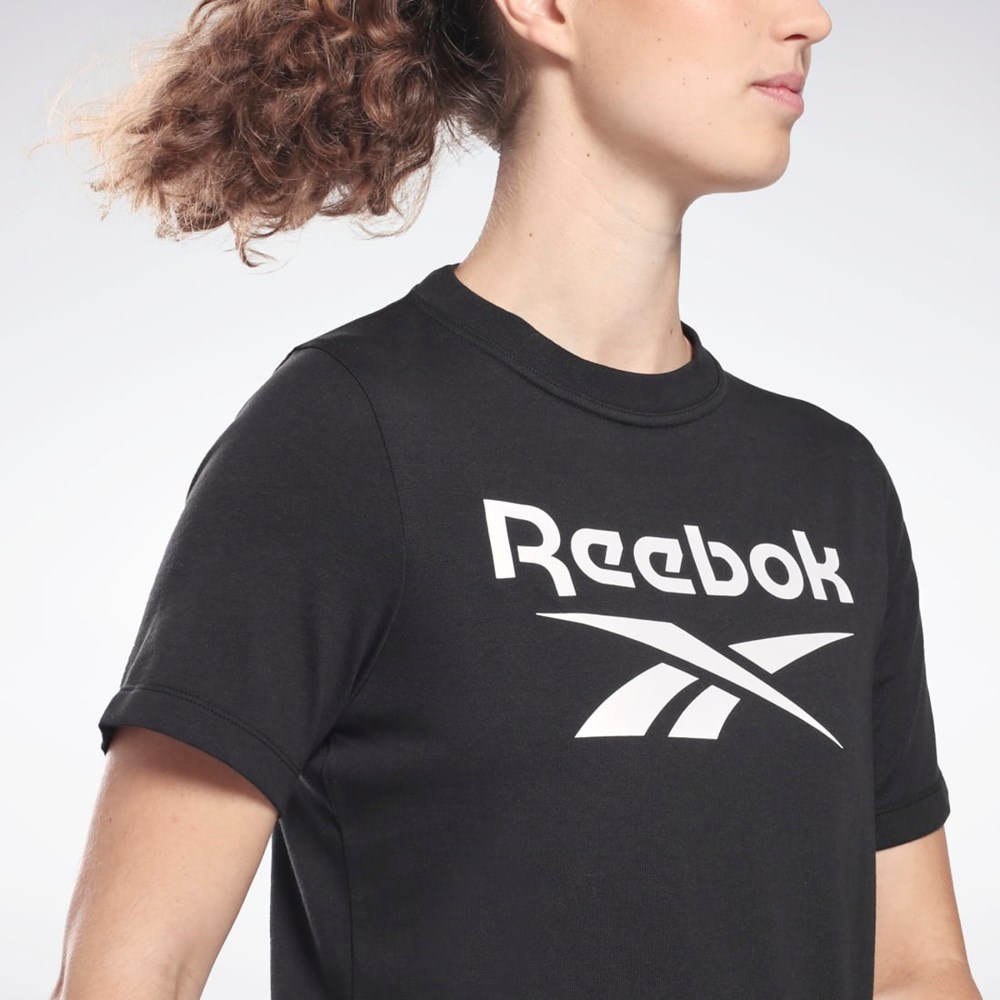 Black Reebok Reebok Identity T-Shirt | HB2271