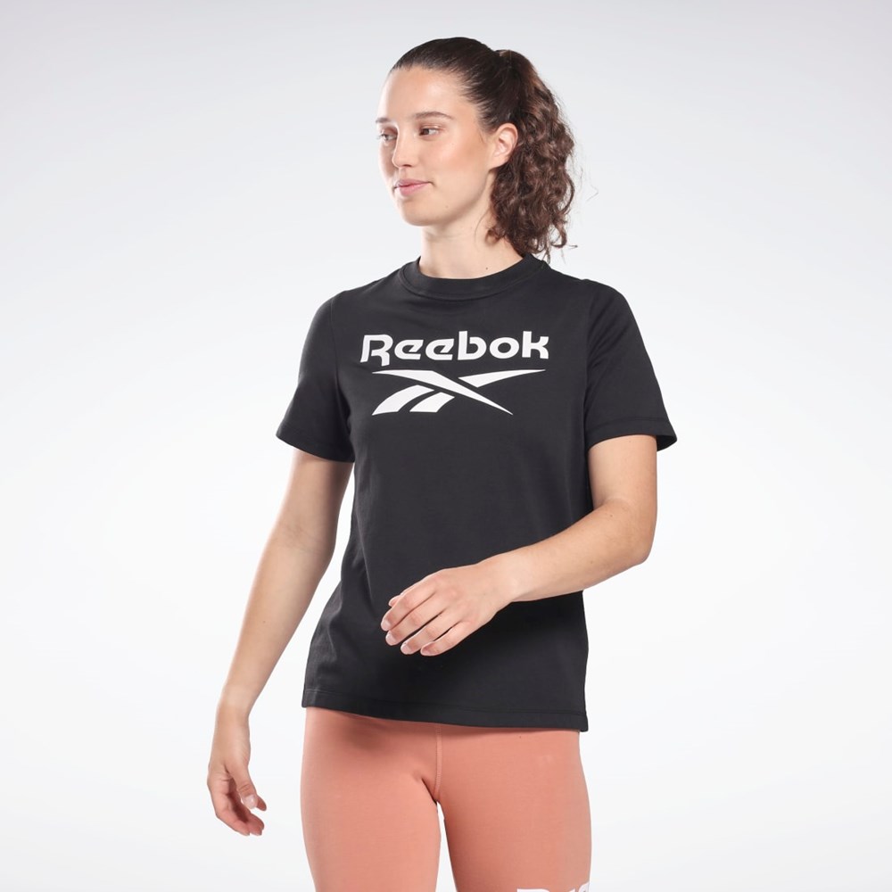 Black Reebok Reebok Identity T-Shirt | HB2271