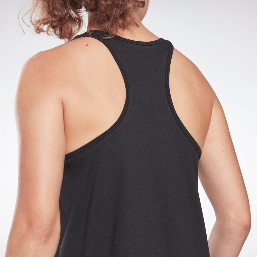 Black Reebok Reebok Identity Tank Top | HB2266