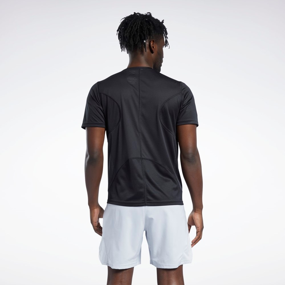 Black Reebok Running Speedwick T-Shirt | GS6678