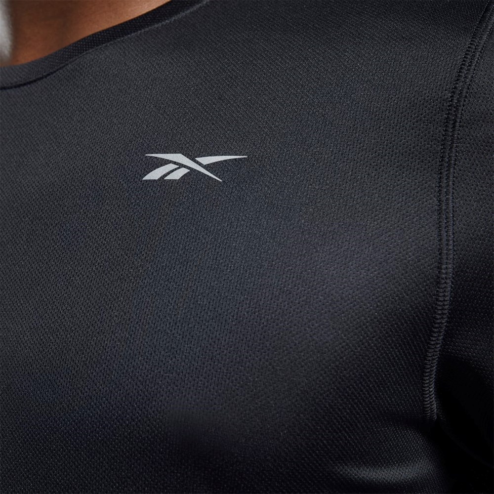 Black Reebok Running Speedwick T-Shirt | GS6678