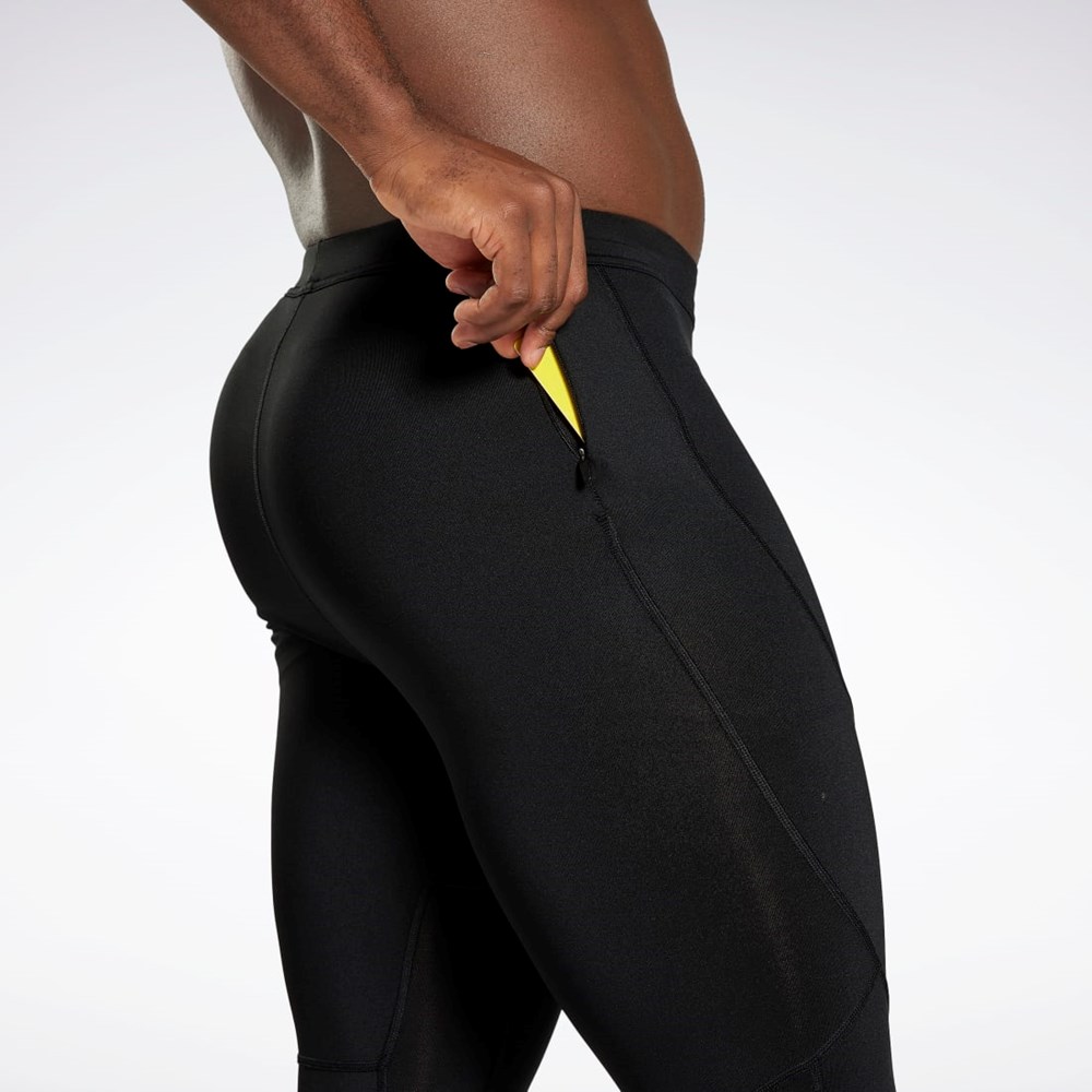 Black Reebok Running Speedwick Tights | HG6736