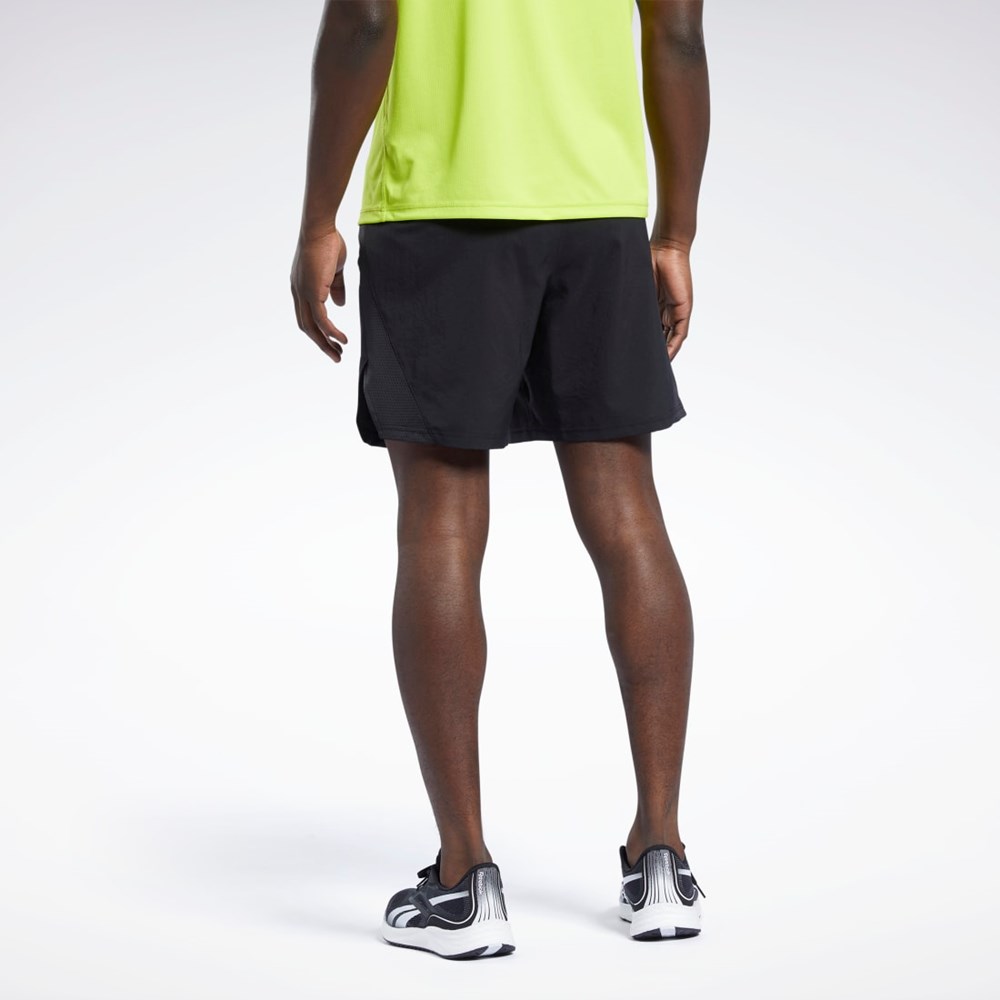 Black Reebok Running Woven Shorts | GR9232