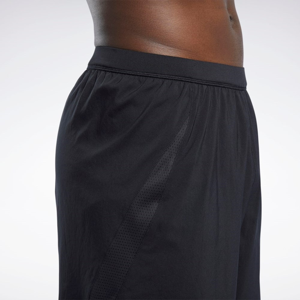 Black Reebok Running Woven Shorts | GR9232