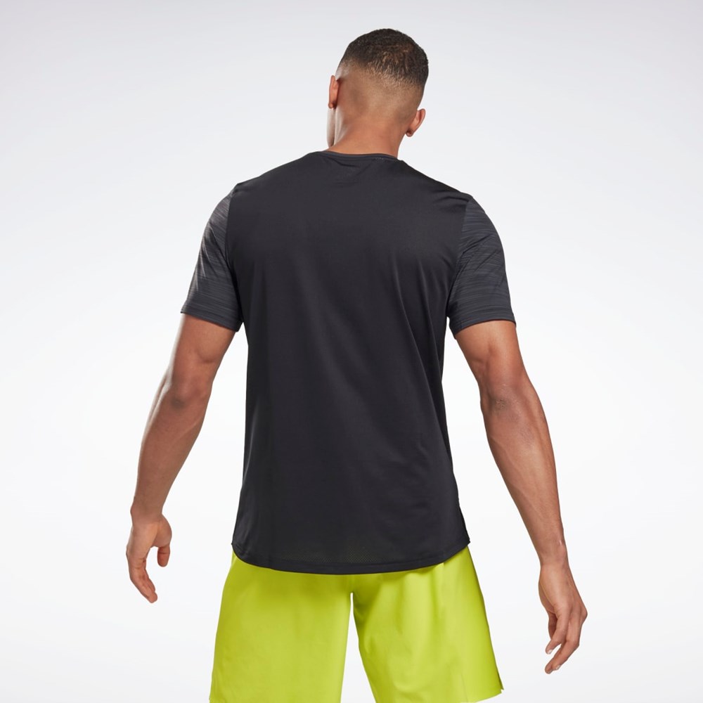 Black Reebok Tech Style Activchill Move T-Shirt | GT5726